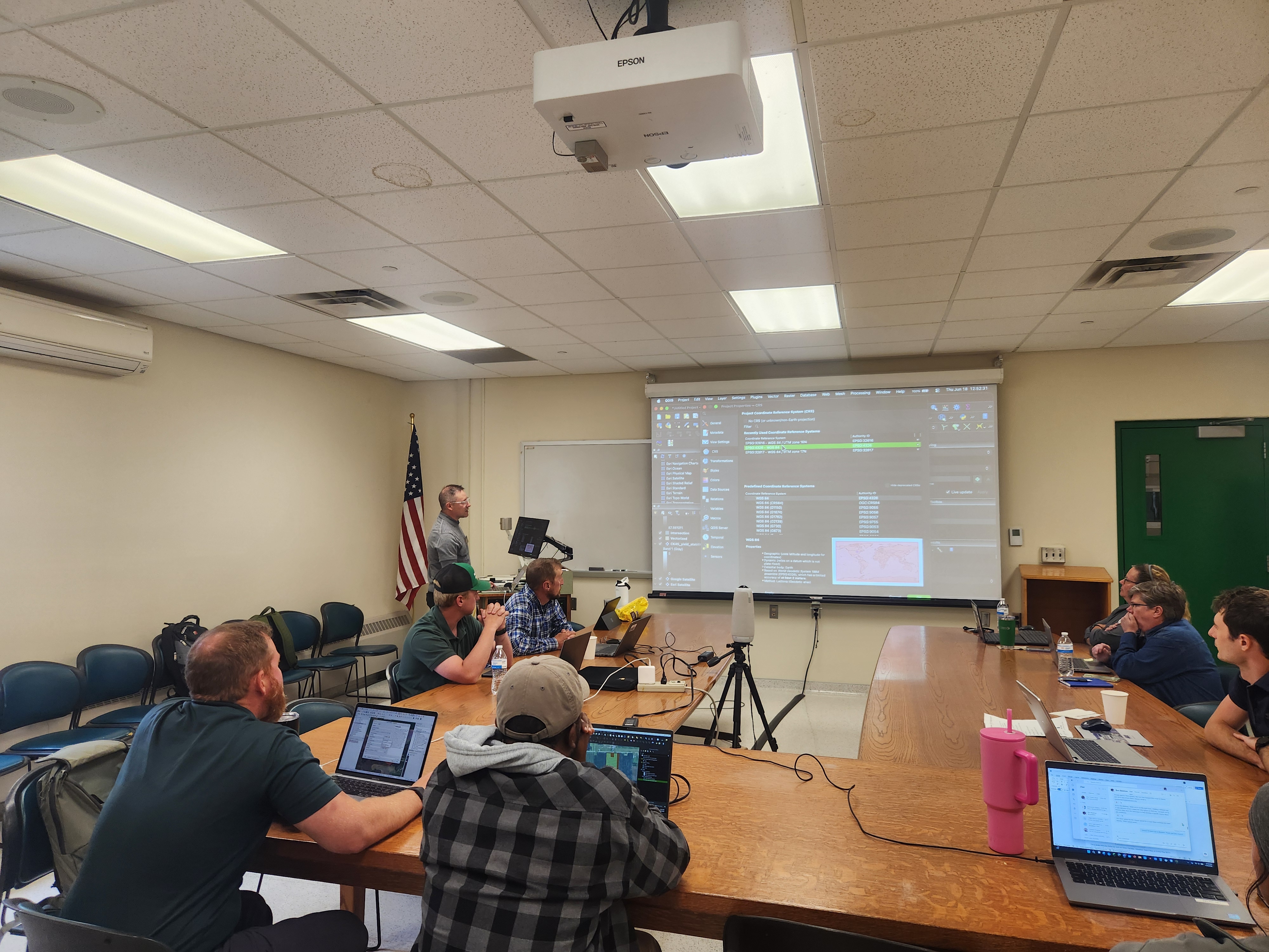 Rich Price presenting at the Digital Agricultural Toolbox Workshop